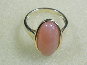 NEU: Ring Größe 18   56 375 Gold mit großem Sonnenstein TOP Bild 3