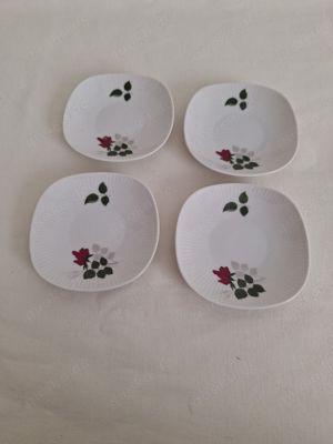 4 Stück Seltmann Weiden, Untertasse 10x10cm, Monik
