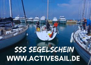 SSS Segelschein Sportseeschifferschei. Max. 4 Teilnehmer - nur SSS Schüler. Bild 10
