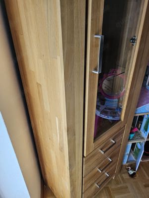 Vitrine Massivholz 