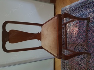 Antik! Stuhl massiv Ledersitz Lehnstuhl ca. 1920 TOP!