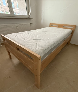 Massivholzbett Seniorenbett Einzelbett