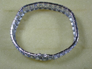 NEU: Armband 925 Silber mit 72x AA-Tansanit Bild 10