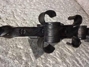 Kerzenständer aus Schmiedeeisen, 70 cm hoch