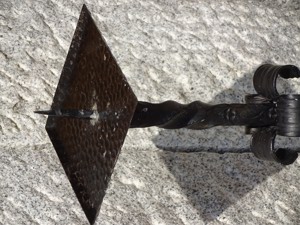 Kerzenständer aus Schmiedeeisen, 70 cm hoch Bild 4