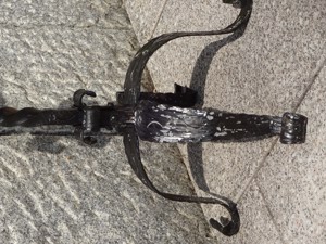 Kerzenständer aus Schmiedeeisen, 70 cm hoch Bild 8