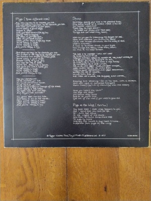 Pink Floyd ---Animals, Vinyl-LP, P1977, GER Bild 4