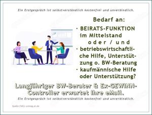 Berat. BETRIEBSWIRT i. R. bietet 'MU|GU' Untern. qualifiz., betriebsw. | kaufm. LEISTUNGEN & HILFEN. Bild 4