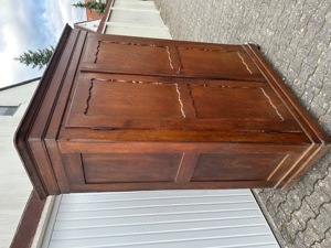 Mächtiger Biedermeier  Schrank in Massiv Eiche um 1850 Wohnfertig Bild 7