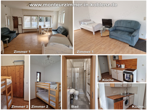 Ferien-   Monteurzimmer   Montagewohnung   Monteurwohnung Koblenz