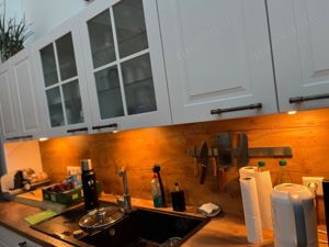 Nobilia Küche mit Kücheninsel ohne Geräte Bild 5