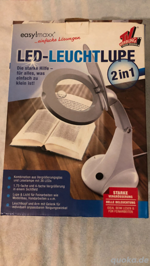 LED-LEUCHTLUPE easy!maxx Neuwertig