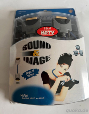 Vivanco DVI-D auf DVI-D Kabel, NEU, OVP, 2 m, Gold-Kontakte.