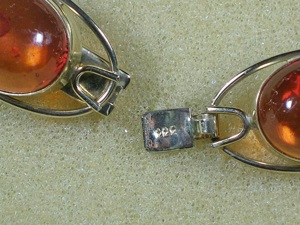 Armband 333 Gold mit Bernstein Bild 8