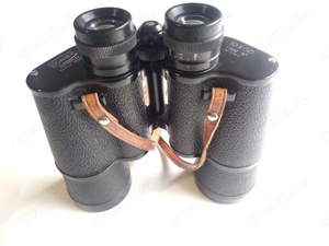 Fernglas Scanex 10x50 mit Ledertasche und Tragriemen