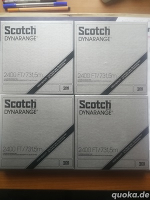Scotch 18cm Tonbänder BESPIELT
