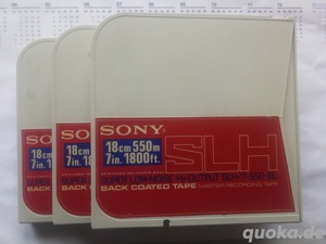 SONY 18cm Tonbänder Bespielt