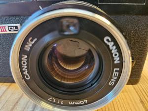 Canon Canonet G-III GIII QL schwarz Tasche Rangefinder Belichtungsmesser Bild 5