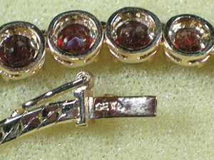 Collier   Kette mit Granat Bild 5