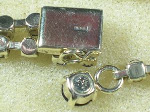 Set: Collier + Armband mit Granat 250   6K Norm-Gold Bild 8