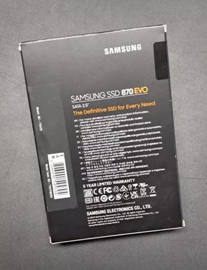 Samsung 870 EVO 4TB 2,5 Zoll SATA III Interne SSD (MZ-77E4T0B EU) NEU   OVP Bild 2