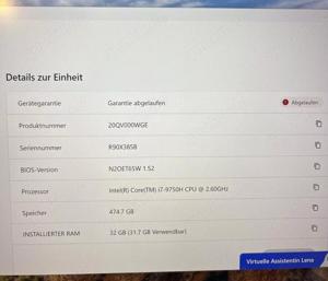 Lenovo ThinkPad X1 Extreme 2. Gen 15,6 Zoll UHD + Dockingstation Bild 4