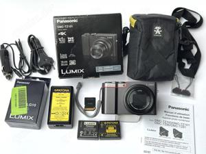 Panasonic LUMIX TZ101 Kompaktkamera schwarz + Zubehörpaket