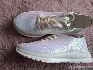 leichte Glitzer Turnschuhe neu