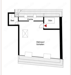 Eigentumswohnung 1,5 Zimmer 55 qm 