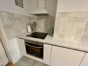 Traumhafte Küche mit Elektrogeräten, Kühlschrank und Mikrowelle Bild 3