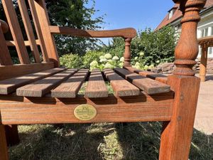 Runder Tisch & 6 Stühle Barlow Tyrie Teak Drummond Waveney Garpa Auflagen Bild 3