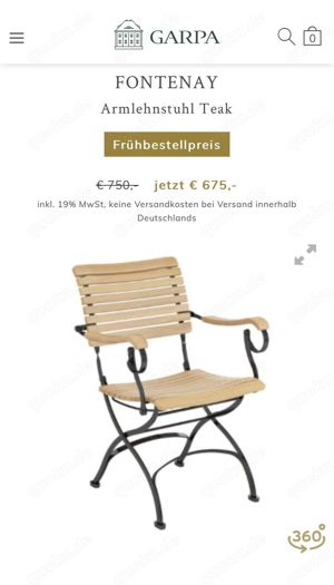 Garpa Fontenay Garten set  Bild 3