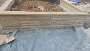 Heilbronner gelber Sandsteinmauer 