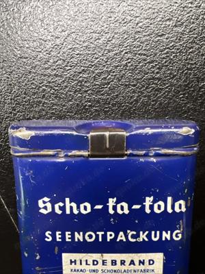 Scho Ka Kola SEENOTPACKUNG Blechdose WW2 Wehrmacht original Hildebrand Bild 8