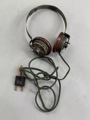 alter Kopfhörer Lorenz AG Berlin Detektor Militär WW2 WK2 WW1 Kriegsmarine Funk?