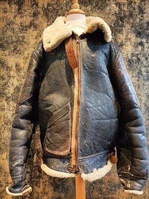 USAAF WW2 B3 Flight Jacket, B-3 Bomber Jacket WWII Fliegerjacke Pilotenjacke