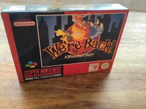 We re Back! A Dinosaurs Story Snes Super Nintendo OVP CIB Boxed