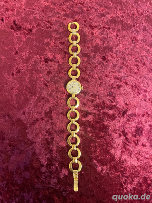 Bifora Damenuhr, Armbanduhr, goldfarben
