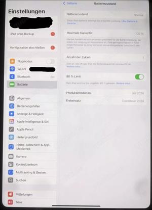 Apple iPad Pro 11 Zoll M4 2024 Wi-Fi - Space Schwarz- 256 GB , Pen Pro- Wie neu Bild 5 Apple iPad Pro 11 Zoll M4 2024 Wi-Fi - Space Schwarz- 256 GB , Pen Pro- Wie neu Bild 5