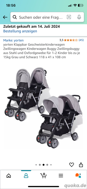 Geschwisterkinderwagen