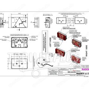 Radex 5800 Pkw Anhänger Rückleuchten  Bild 4