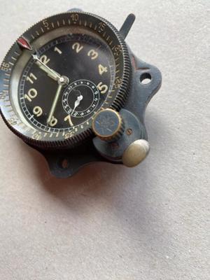 Junghans Luftwaffe Borduhr Bo Uk 1, Fliegerchronograph, 2. WK Bild 3