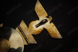 Eisernes Kreuz mit Spange, Eisenkern magnetisch, evtl. Silber, 1914 WK1 EK1 Bild 7
