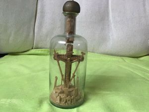 Flaschenherrgott - Jesus am Kreuz von 1903 gekauft