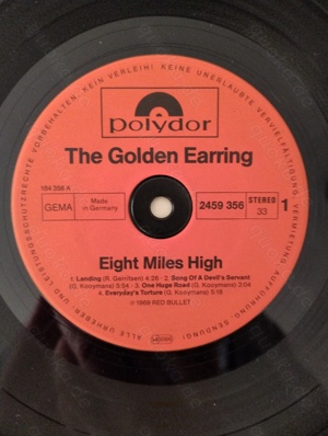 The Golden Earring   Eight Miles High, Vinyl-LP, P1969, GER Bild 6