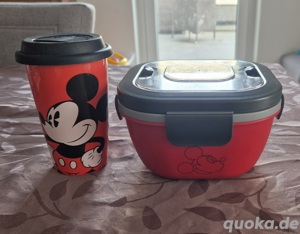 Porzellanbecher To Go Deckel + Salatbox Disney