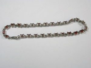 NEU: Armband 925 Silber mit Granat Bild 5