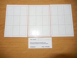 Nordkorea: MiNr. 3056-58 in 3 Kleinbögen (162 Euro Michel) Bild 2
