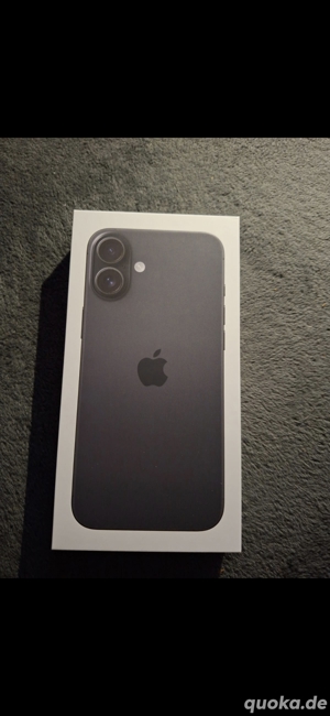 VERKAUFE: iPhone 16 Plus 256 GB Schwarz    OVP versiegelt !