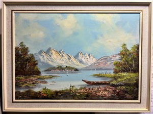 Bild - Wolfgang Heinz-am Bodensee, Ölgemälde auf Leinwand 60x80